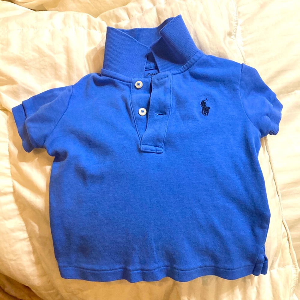 6 month old polo shirt